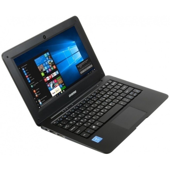 Ноутбук Digma EVE 100 Atom X5 Z8350/2Gb/SSD32Gb/Intel HD400/10.1&quot;/TN/WSVGA/W10 черный