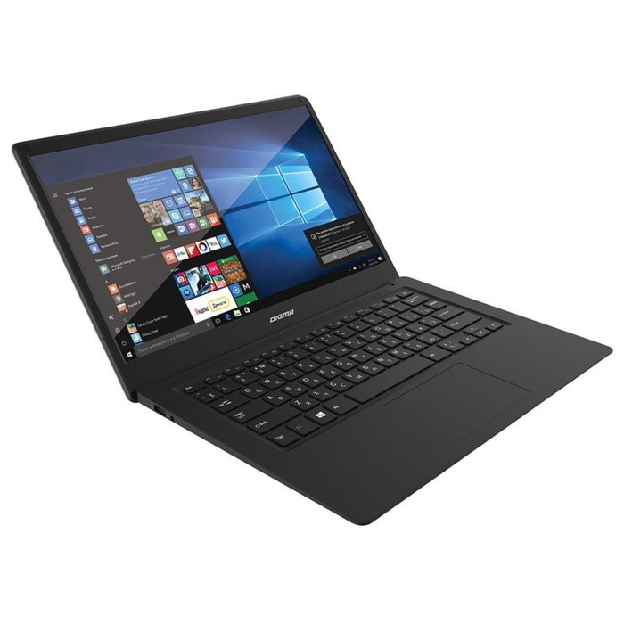 Ноутбук Digma CITI E401 Atom X5 Z8350/4Gb/SSD32Gb/Intel HD400/14.1&quot;/TN/FHD/W10 черн-серебр