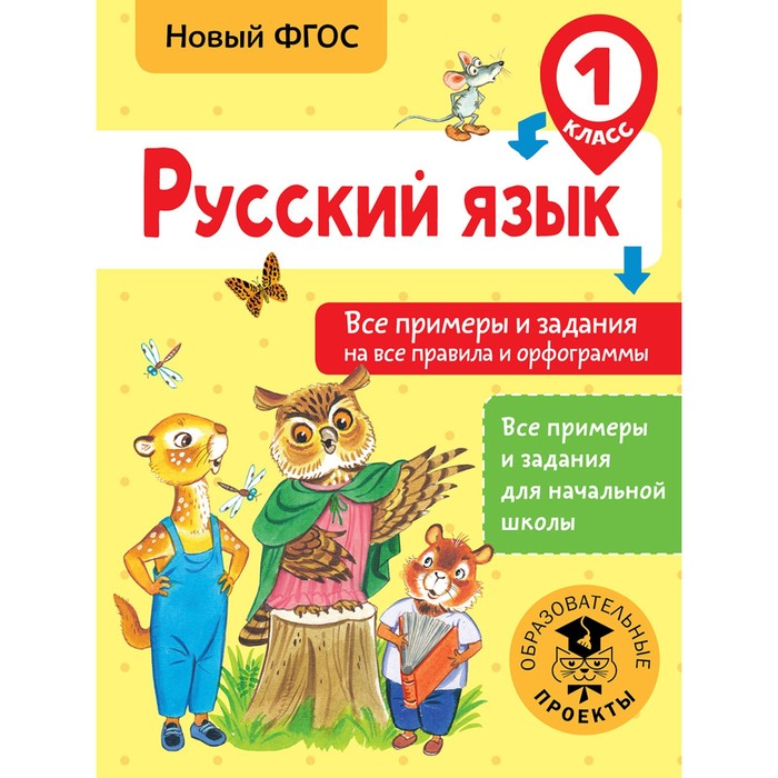 Русский язык. Все примеры и задания на все правила и орфограммы. 1 класс. Автор: Шевелёва Н.Н.