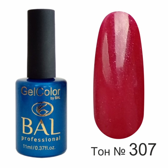 Гель-лак каучуковый BAL GelColor №307, 11 мл