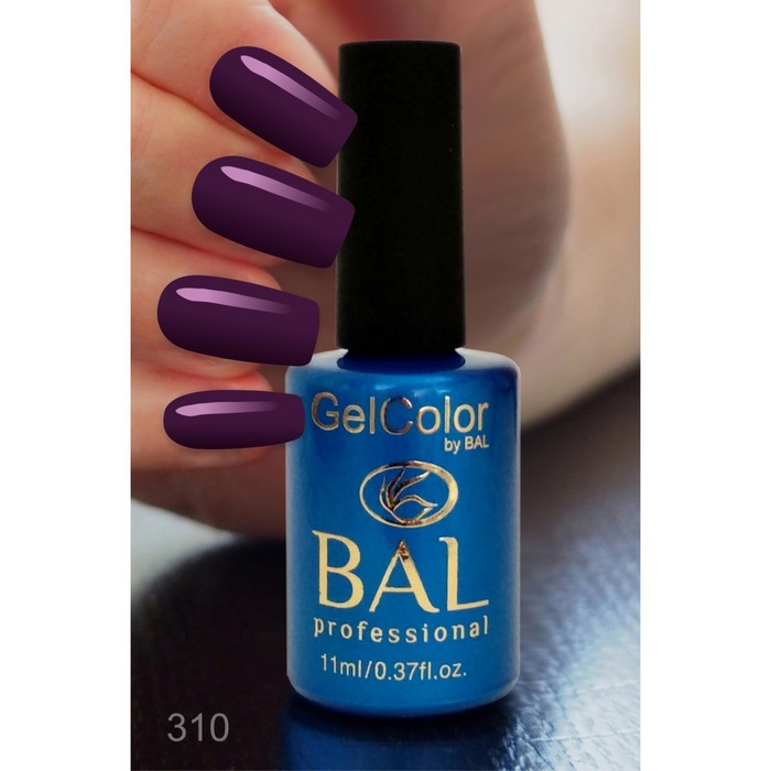 Гель-лак каучуковый BAL GelColor №310, 11 мл