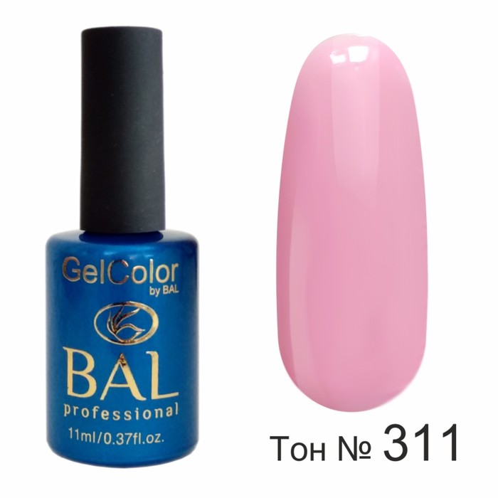 Гель-лак каучуковый BAL GelColor №311, 11 мл