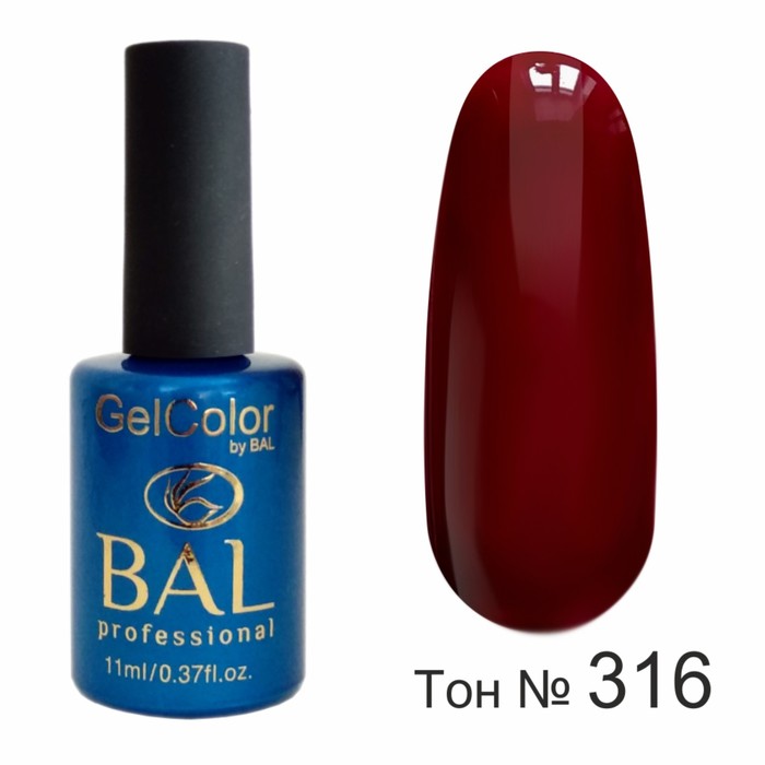 Гель-лак каучуковый BAL GelColor №316,, 11 мл