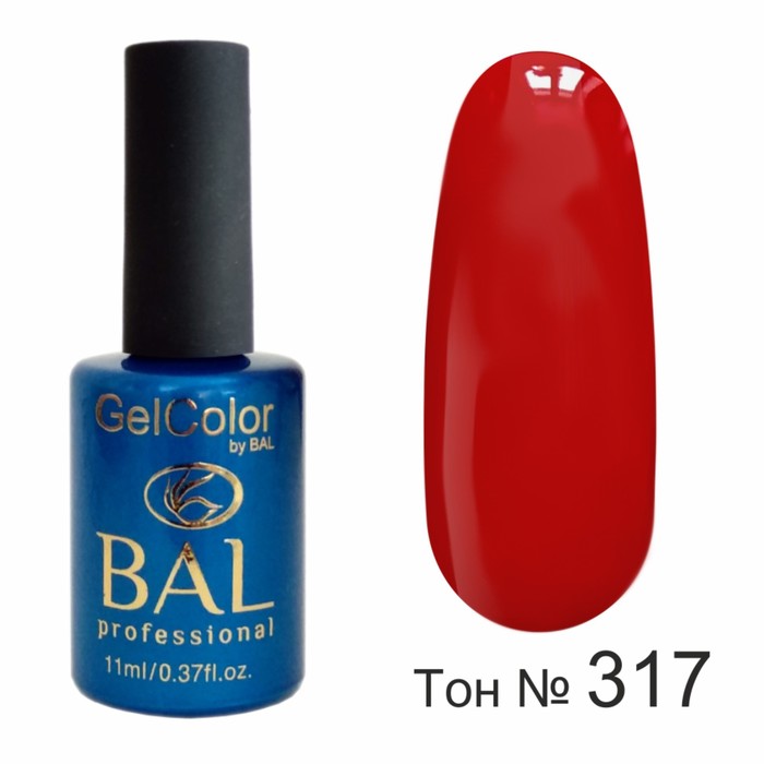 Гель-лак каучуковый BAL GelColor №317, 11 мл