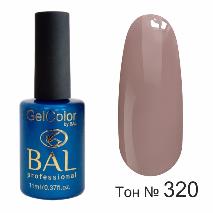 Гель-лак каучуковый BAL GelColor №320, 11 мл