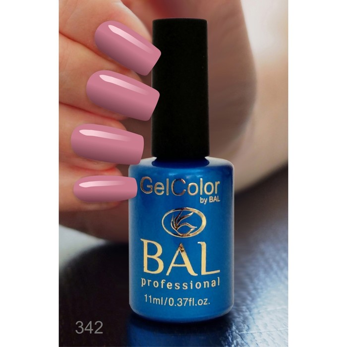 Гель-лак каучуковый BAL GelColor №342, 11 мл