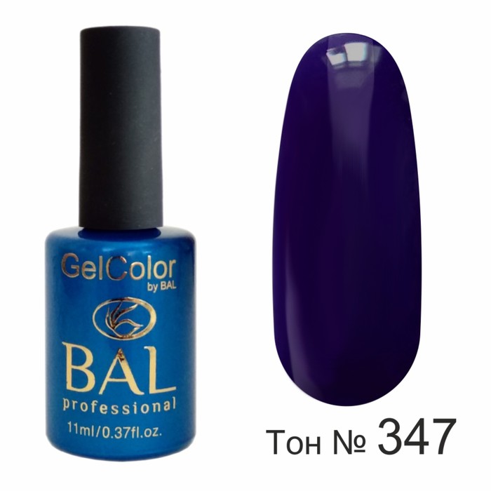 Гель-лак каучуковый BAL GelColor №347, 11 мл