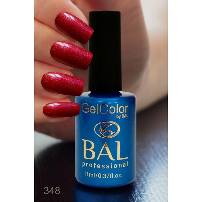 Гель-лак каучуковый BAL GelColor №348, 11 мл