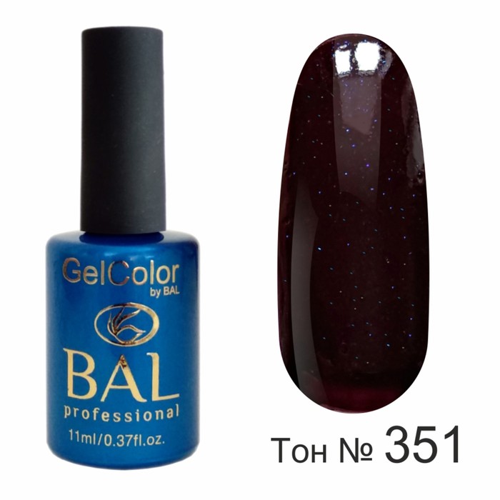 Гель-лак каучуковый BAL GelColor №351, 11 мл