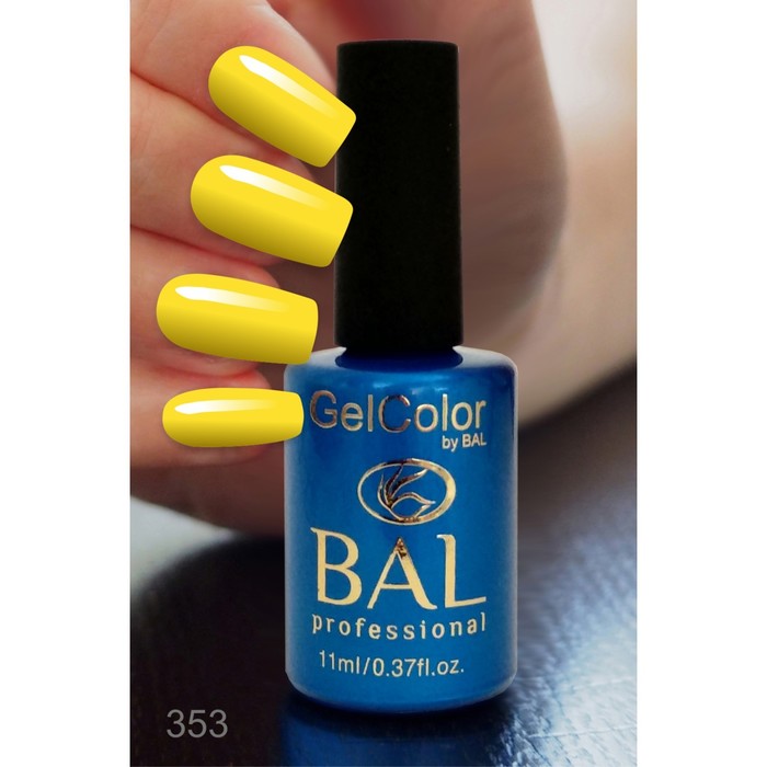 Гель-лак каучуковый BAL GelColor №353, 11 мл