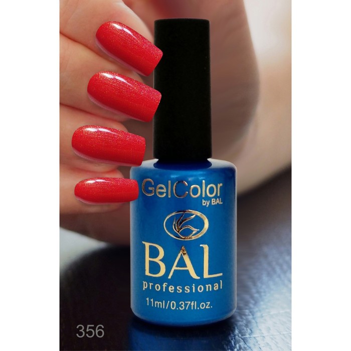 Гель-лак каучуковый BAL GelColor №356, 11 мл