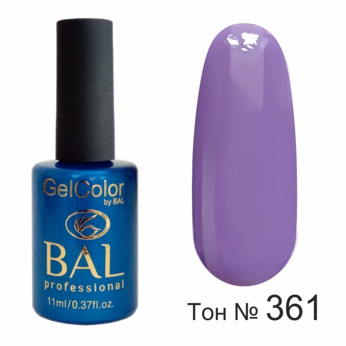 Гель-лак каучуковый BAL GelColor №361, 11 мл