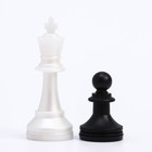 Шахматы "Пешка" (доска дерево 29х29 см, фигуры пластик. король h=7.2 см, пешка h=4 см) - фото 652224