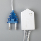 Гирлянда «Нить» 5 м, IP20, прозрачная нить, 50 LED, свечение синее, 8 режимов, 220 В 3556758