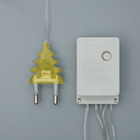 Гирлянда «Нить» 5 м, IP20, прозрачная нить, 50 LED, свечение жёлтое, 8 режимов, 220 В 3556760