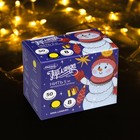 Гирлянда «Нить» 5 м, IP20, прозрачная нить, 50 LED, свечение жёлтое, 8 режимов, 220 В 3556760