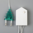 Гирлянда «Нить» 5 м, IP20, прозрачная нить, 50 LED, свечение зелёное, 8 режимов, 220 В 3556761