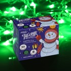 Гирлянда «Нить» 5 м, IP20, прозрачная нить, 50 LED, свечение зелёное, 8 режимов, 220 В 3556761