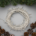 Гирлянда «Нить» 10 м, IP20, прозрачная нить, 100 LED, свечение жёлтое, 8 режимов, 220 В 3556784