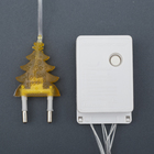 Гирлянда «Нить» 10 м, IP20, прозрачная нить, 100 LED, свечение жёлтое, 8 режимов, 220 В 3556784