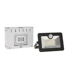 Прожектор светодиодный SAFFIT SFL80-20, 20 Вт, 230 В, 6400 К, 1800 Лм, IP65, 120°, ИК-датчик