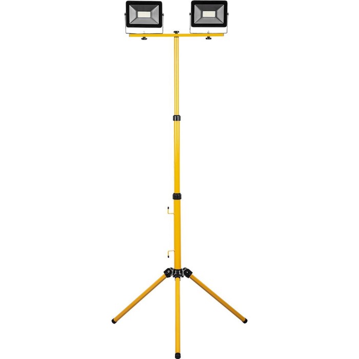 Прожектор светодиодный LL-503, 2х50W, 6400К, IP65, цвет черный, желтый