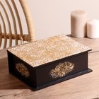 Шкатулка "Узор" 24,5х18,5х9,5 см - фото 800088969