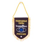 The pennant in the car "Submarine force", 11 x 17,4 cm