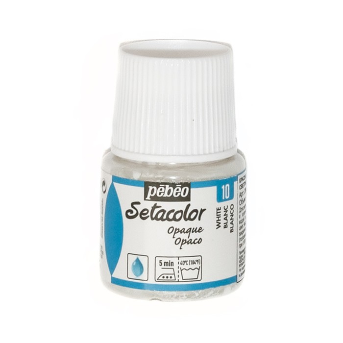 Краска для ткани 45мл Pebeo Setacolor 295-010 белый