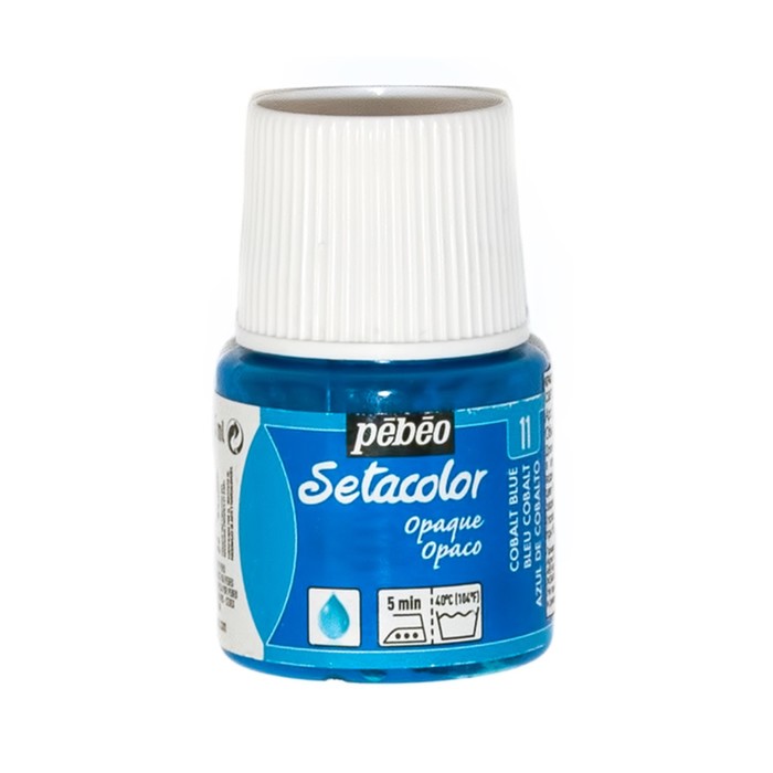 Краска для ткани 45мл Pebeo Setacolor 295-011 кобальт синий