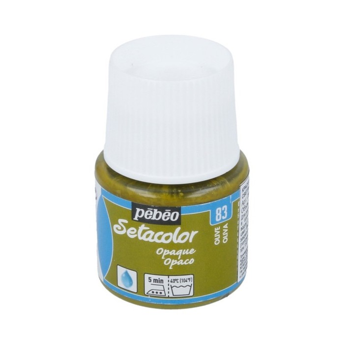 Краска для ткани 45мл Pebeo Setacolor 295-083 оливковый