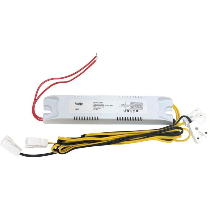 Балласт электронный ПРА EB53, 2х18W, T8, G13, 230V, цвет