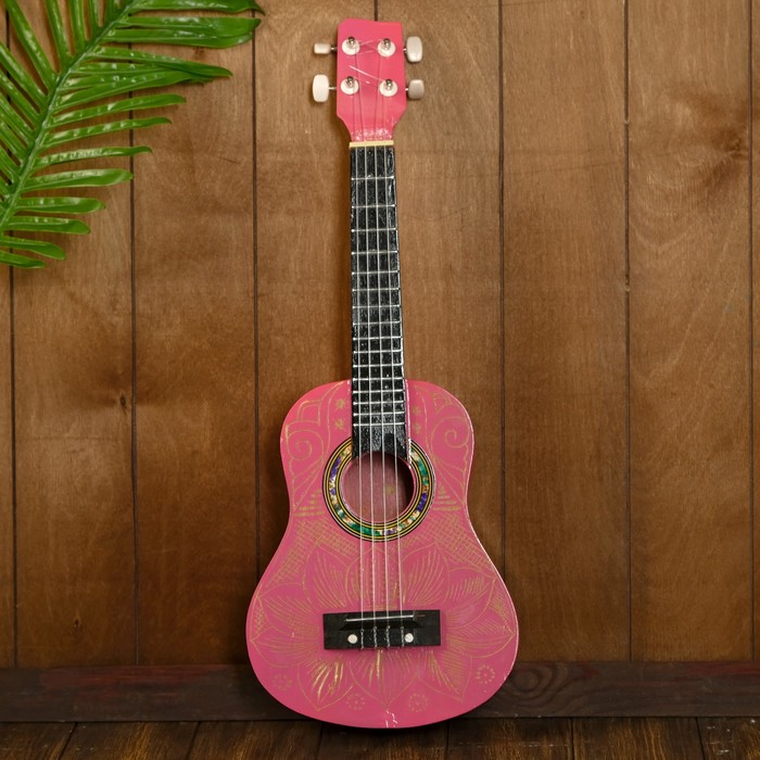 Гитара-укулеле "Красное влечение" 55х20х6 см