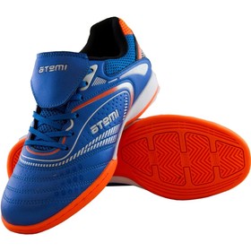 Футбольные бутсы Atemi, цвет оранжево-голубой, синтетическая кожа, размер 44
