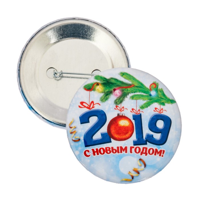 Значок закатной &quot;2019&quot;