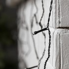 Гирлянда «Бахрома» 3 × 0.5 м, IP20, тёмная нить, 80 LED, свечение тёплое белое, 8 режимов, 220 В 3556854