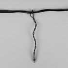 Гирлянда «Бахрома» 3 × 0.5 м, IP20, тёмная нить, 80 LED, свечение тёплое белое, 8 режимов, 220 В 3556854