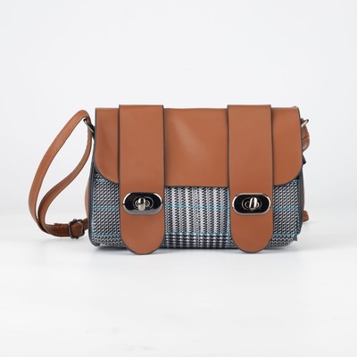 Bag, Department, zipper, adjustable strap, color, brown