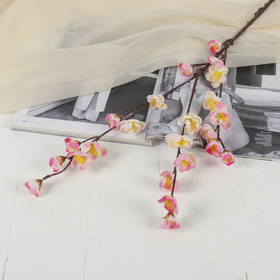 Цветок искусственный "Ветка сакуры" 3*80 см, розовая