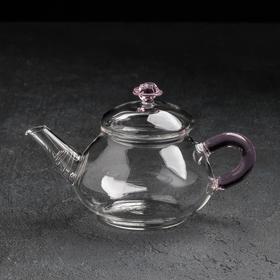 Чайник заварочный «Валенсия с розой», 250 мл, с металлическим ситом
