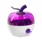 Humidifier LuazON LHU-02, ultrasonic, 2.4 l, 25 W, white-violet