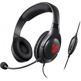 Наушники с микрофоном Creative Sound Blaster Blaze, 2.5м, мониторы, оголовье, цвет черн-красн 39020 3902046