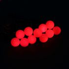 УЦЕНКА НИТЬ, улич. с насад. "Шарики d=1,5 см" 10 м, Н.Т. LED-100-220V контр.8р. КРАСНЫЙ