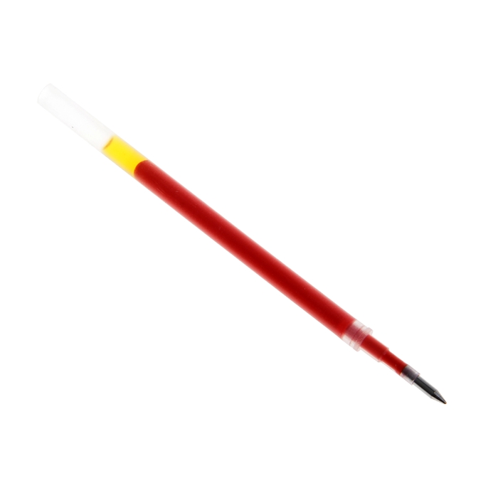 Стержень гелевый красный, 0,5мм, d-5мм, L-110мм, для автоматической гелевой ручки