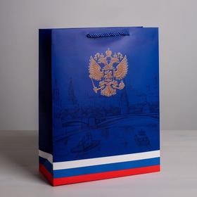 Пакет вертикальный «Могучая страна», 25 × 32 × 12 см