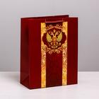 Пакет вертикальный «Герб Российской Федерации», 25 × 32 × 12 см - фото 6904246