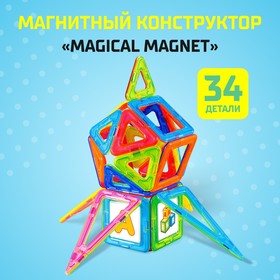 {{photo.Alt || photo.Description || 'Магнитный конструктор Magical Magnet, 34 детали, детали матовые'}}
