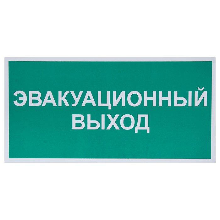 Знак &quot;Эвакуационный выход&quot;, 300 х 150 мм