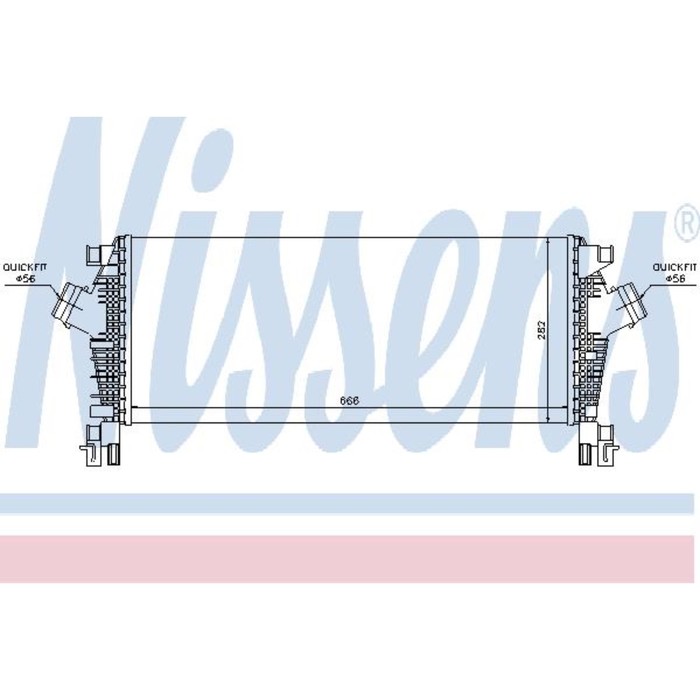 Интеркулер NISSENS 96555