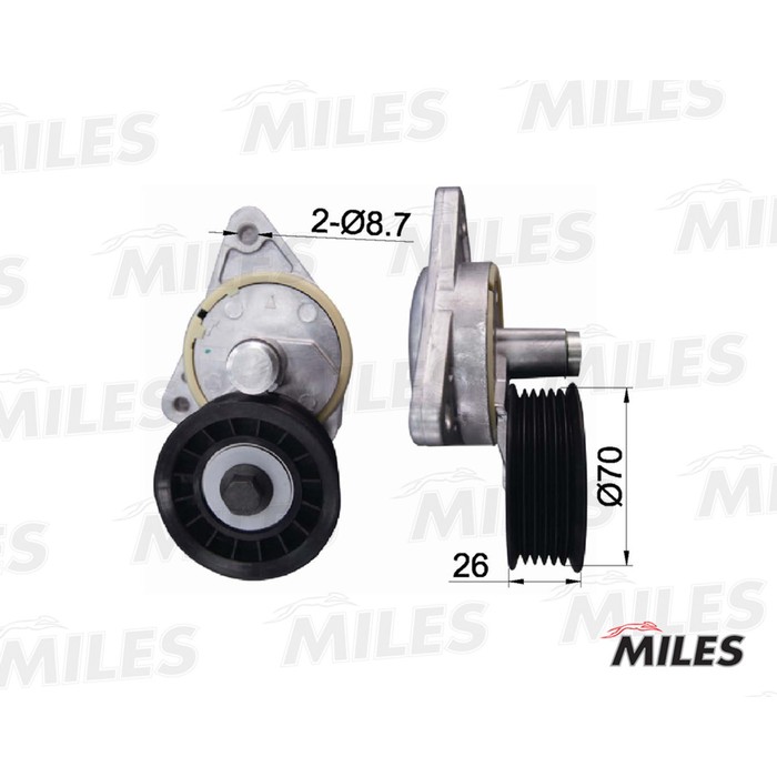 Натяжитель ремня приводного MILES AG00301